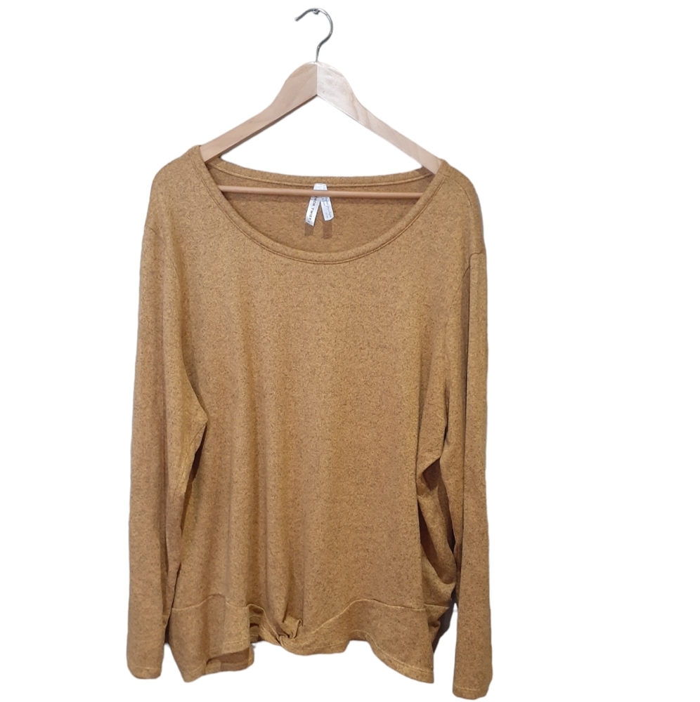 French Twist Women's Long Sleeve Pullover Top Plus Size 3X
